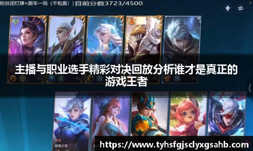 主播与职业选手精彩对决回放分析谁才是真正的游戏王者